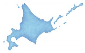 北海道と北方領土の地図