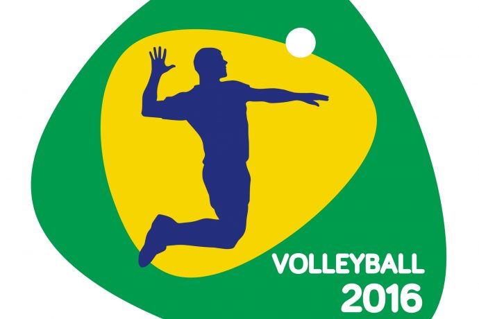 リオオリンピックのバレーボールロゴ