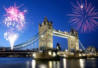 ロンドンの花火大会