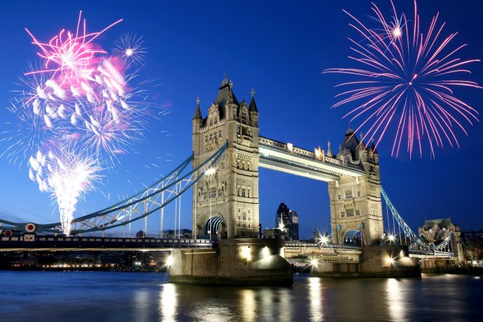 ロンドンの花火大会