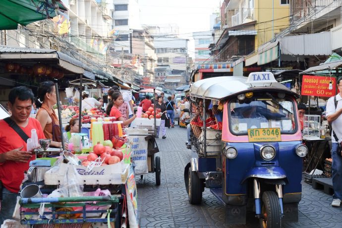 バンコクはタイの街並み