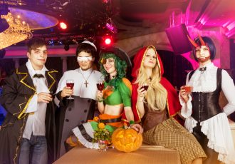 クラブでのハロウィンイベント