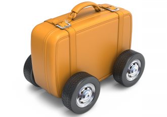 スーツケースのホイール数