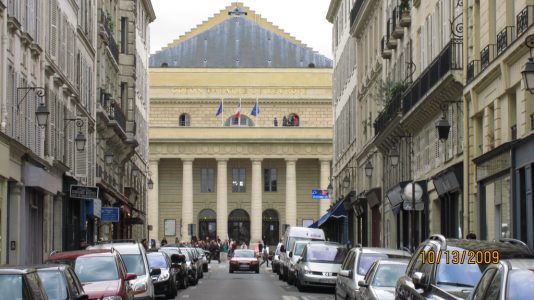 exterior of Théâtre de l'Odéon, paris