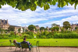 relax Tuileries Palace in paris