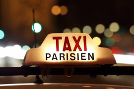 taxi in paris