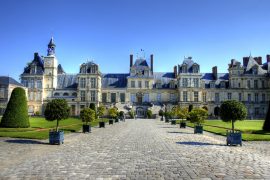 Palace of Fontainebleau in paris