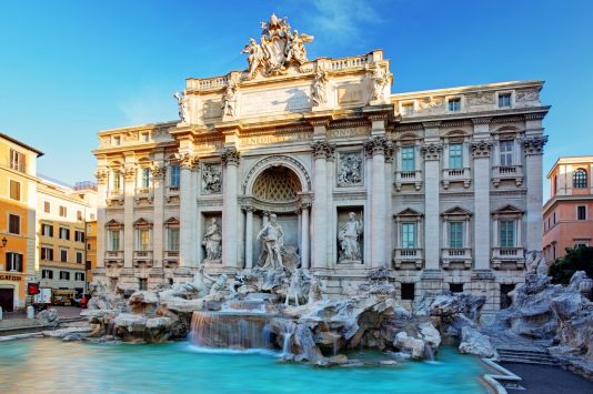 Fontana di Tre in Rome