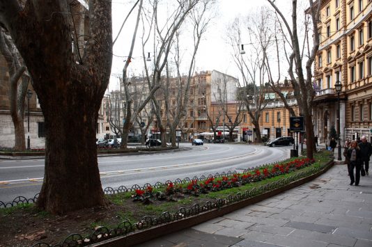 Via Vittorio Veneto in Rome