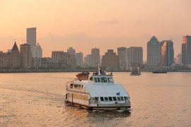 Boat in Huangpu River