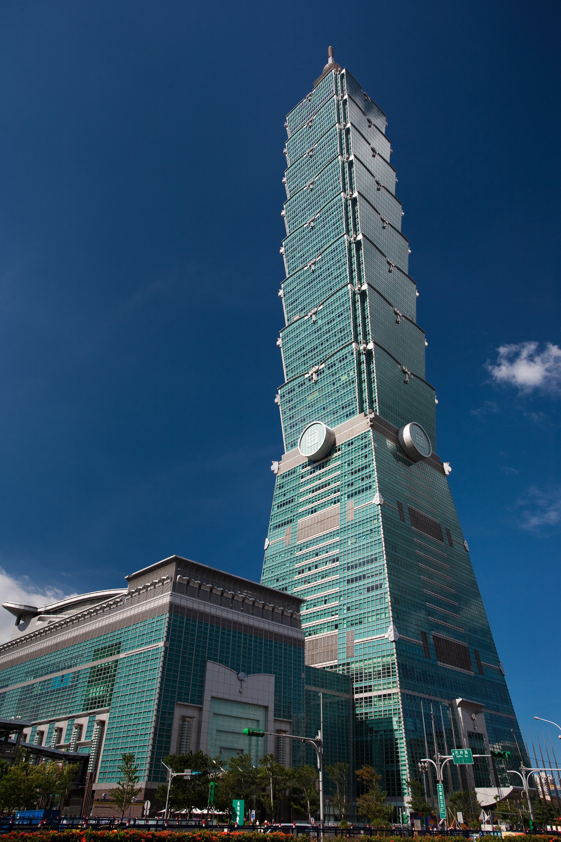 台湾，台北，101摩天大楼，夜，地平线预览 | 10wallpaper.com