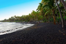 Punaluu Black Sand Beach