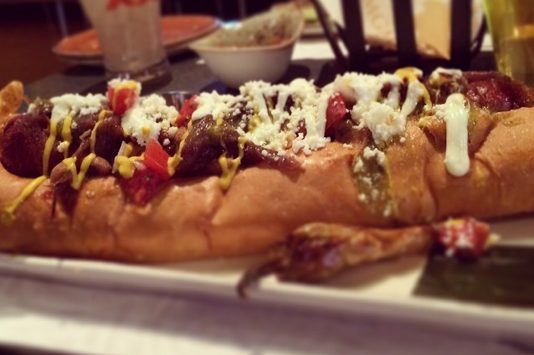 ホットドッグは全米で親しまれている料理で、ラスベガスでも人気のメニュー