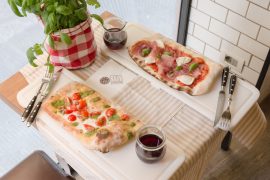 フィレンツェMangia Pizzaの料理