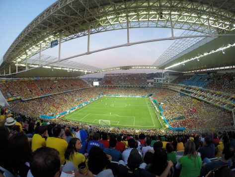 イタケロンスタジアムの試合風景