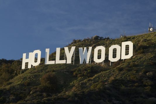 世界的に有名なハリウッドの文字