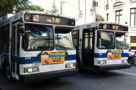 ニューヨークのバス